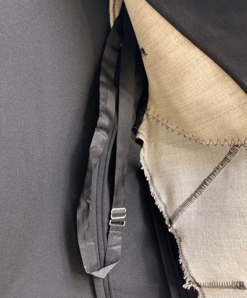 Maison Margiela（メゾンマルジェラ）Maison Margiela (メゾンマルジェラ) tuxedo jacket (タキシードジャケット) ブラック サイズ:42の古着・服飾アイテム