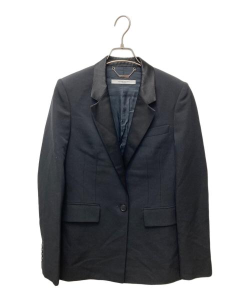 GIVENCHY（ジバンシィ）GIVENCHY (ジバンシィ) タキシードテーラードジャケット ブラック サイズ:38の古着・服飾アイテム