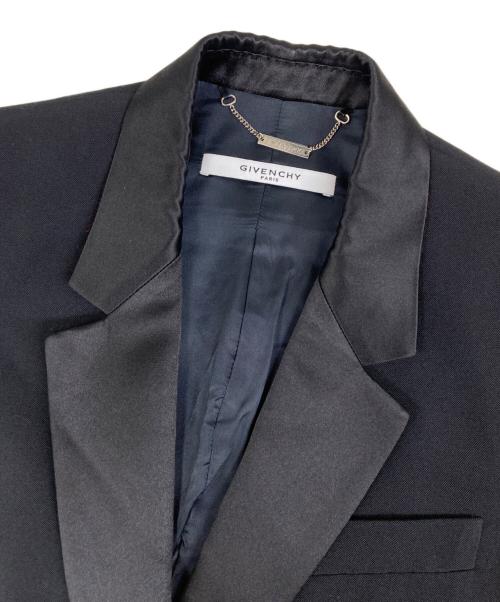 GIVENCHY（ジバンシィ）GIVENCHY (ジバンシィ) タキシードテーラードジャケット ブラック サイズ:38の古着・服飾アイテム