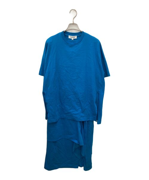 ENFOLD（エンフォルド）ENFOLD (エンフォルド) ハイツイスト天竺ドレス ブルー サイズ:SIZE38の古着・服飾アイテム