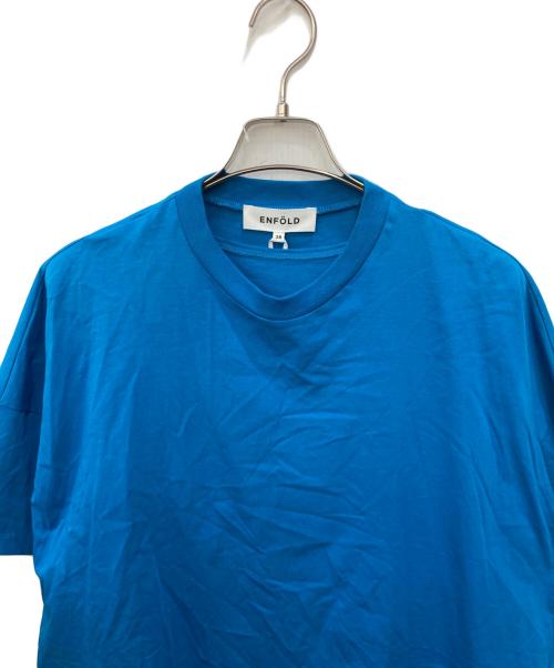 ENFOLD（エンフォルド）ENFOLD (エンフォルド) ハイツイスト天竺ドレス ブルー サイズ:SIZE38の古着・服飾アイテム