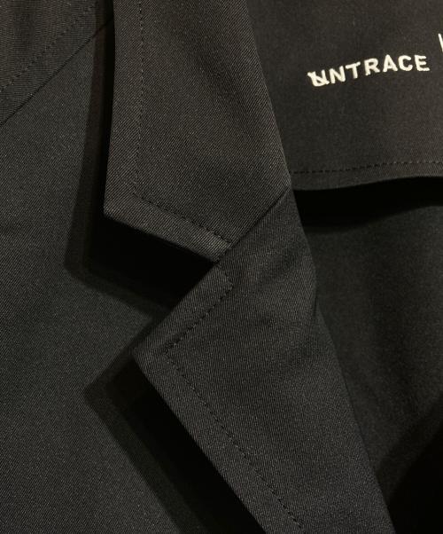 UNTRACE（アントレース）UNTRACE (アントレース) MNS/KWS SOLOTEX DRY CHINO JACKET ブラック サイズ:2の古着・服飾アイテム