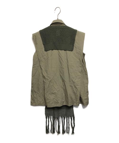 THE KEIJI（ザ・ケイジ）THE KEIJI (ザ・ケイジ) ノースリーブシャツ オリーブの古着・服飾アイテム