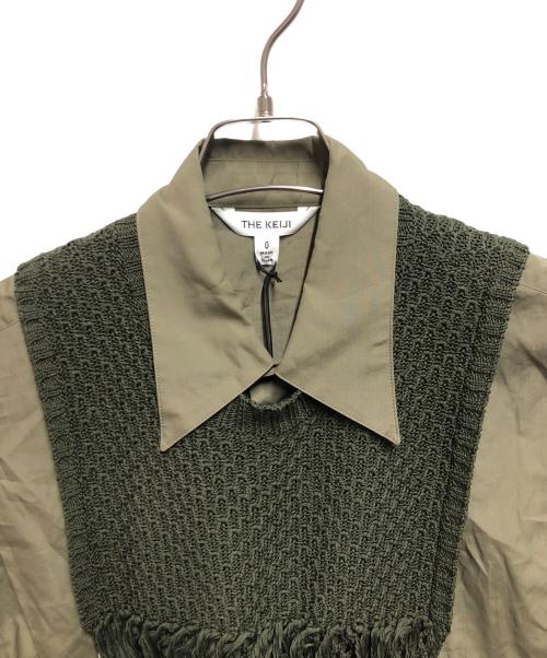 THE KEIJI（ザ・ケイジ）THE KEIJI (ザ・ケイジ) ノースリーブシャツ オリーブの古着・服飾アイテム
