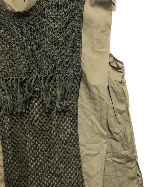 THE KEIJI（ザ・ケイジ）THE KEIJI (ザ・ケイジ) ノースリーブシャツ オリーブの古着・服飾アイテム