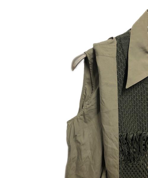 THE KEIJI（ザ・ケイジ）THE KEIJI (ザ・ケイジ) ノースリーブシャツ オリーブの古着・服飾アイテム