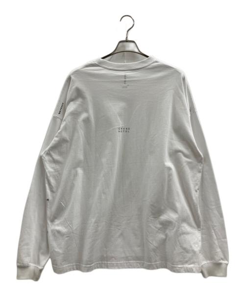 UNTRACE（アントレース）UNTRACE (アントレース) 長袖カットソー ホワイト サイズ:Lの古着・服飾アイテム