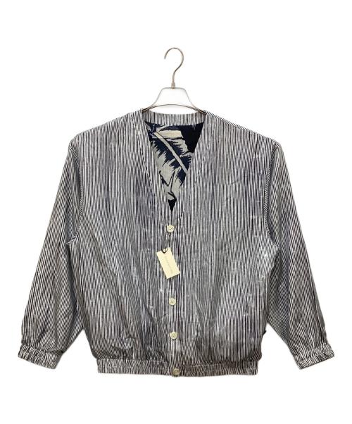 BANANATIME（バナナタイム）BANANATIME (バナナタイム) 405-004-04　Vネックブルゾン ホワイト サイズ:Mの古着・服飾アイテム