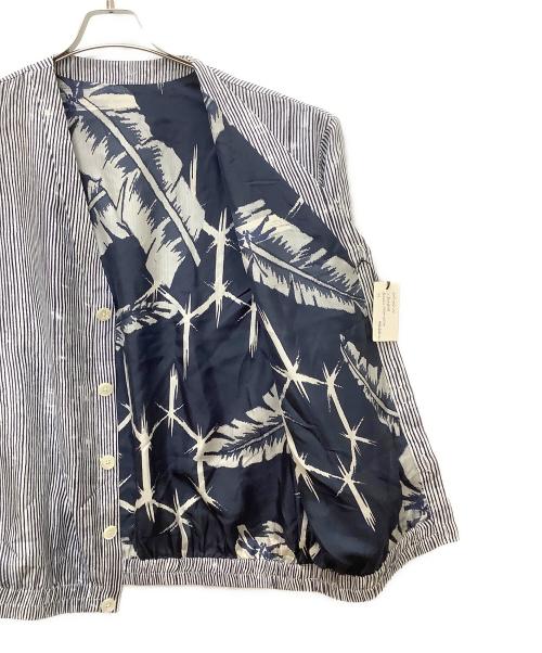 BANANATIME（バナナタイム）BANANATIME (バナナタイム) 405-004-04　Vネックブルゾン ホワイト サイズ:Mの古着・服飾アイテム