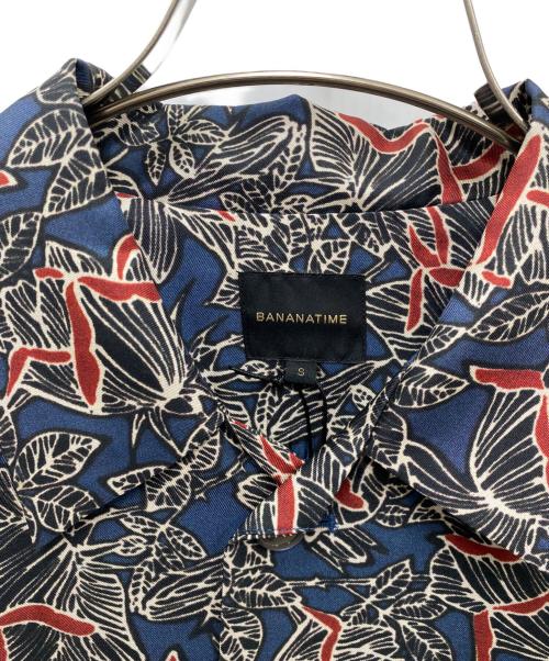 BANANATIME（バナナタイム）BANANATIME (バナナタイム) 長袖シャツ ネイビー サイズ:S 未使用品の古着・服飾アイテム