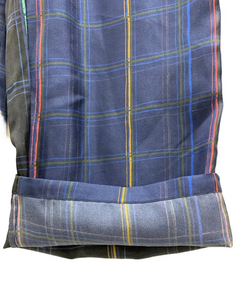 BANANATIME（バナナタイム）BANANATIME (バナナタイム) BANANATIME　イージーパンツ ブルー×パープル サイズ:Mの古着・服飾アイテム