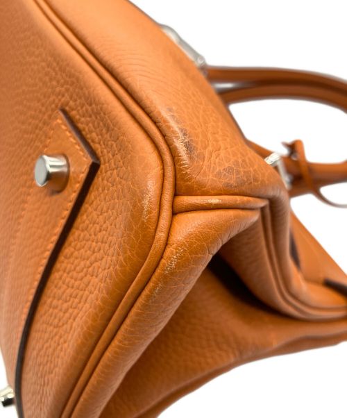 HERMES（エルメス）HERMES (エルメス) ハンドバッグ オレンジの古着・服飾アイテム