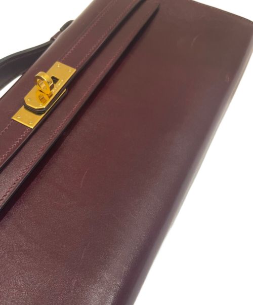 HERMES（エルメス）HERMES (エルメス) ケリーカット ボルドーの古着・服飾アイテム