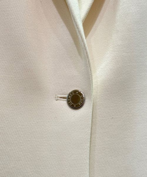 HERMES（エルメス）HERMES (エルメス) セリエボタン チェスター コート アイボリー サイズ:34の古着・服飾アイテム