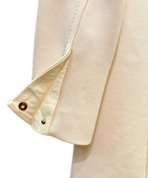 HERMES（エルメス）HERMES (エルメス) セリエボタン チェスター コート アイボリー サイズ:34の古着・服飾アイテム