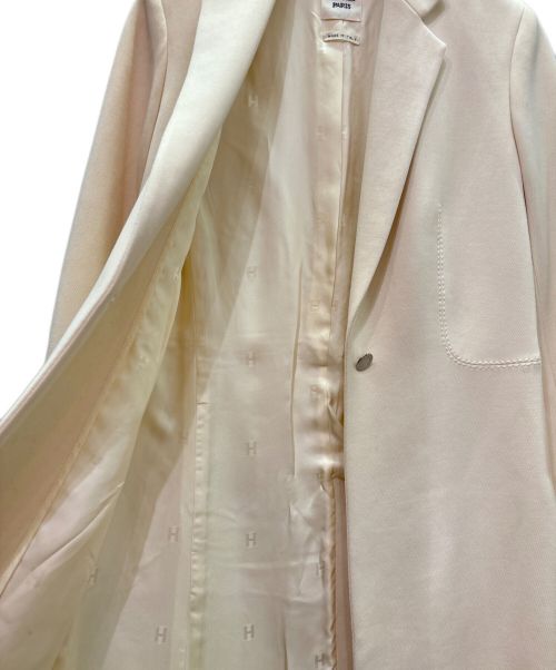 HERMES（エルメス）HERMES (エルメス) セリエボタン チェスター コート アイボリー サイズ:34の古着・服飾アイテム