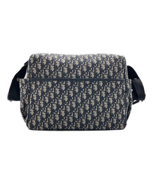 Christian Dior（クリスチャン ディオール）Christian Dior (クリスチャン ディオール) オブリーク マザーズバッグ ネイビーの古着・服飾アイテム