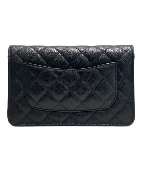 CHANEL（シャネル）CHANEL (シャネル) チェーンウォレット ブラックの古着・服飾アイテム