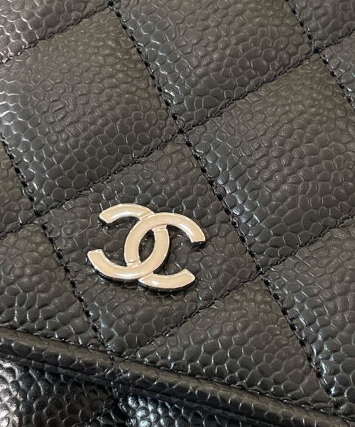 CHANEL（シャネル）CHANEL (シャネル) チェーンウォレット ブラックの古着・服飾アイテム