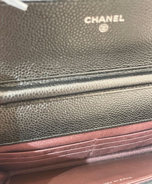 CHANEL（シャネル）CHANEL (シャネル) チェーンウォレット ブラックの古着・服飾アイテム