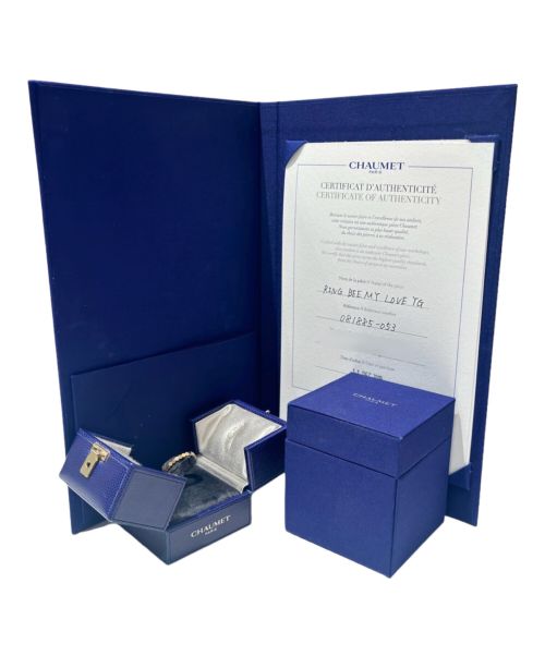 CHAUMET（ショーメ）CHAUMET (ショーメ) Bee My Love ビー マイ ラブ コレクション ハニカムリング K18YG サイズ:53/2.5mm/12.5号の古着・服飾アイテム