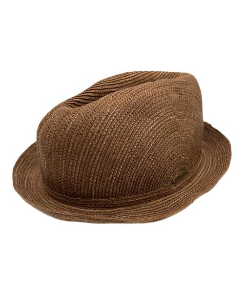 BORSALINO（ボルサリーノ）BORSALINO (ボルサリーノ) ハット ブラウン サイズ:60の古着・服飾アイテム