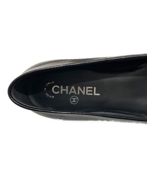 CHANEL（シャネル）CHANEL (シャネル) ココマークパンプス ブラック サイズ:37の古着・服飾アイテム