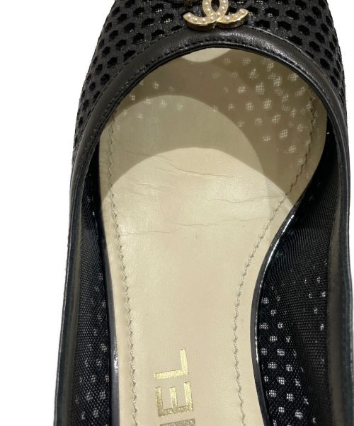 CHANEL（シャネル）CHANEL (シャネル) ココマークパンプス ブラック サイズ:37の古着・服飾アイテム