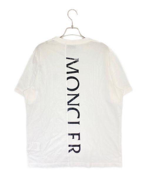 MONCLER（モンクレール）MONCLER (モンクレール) プリントTシャツ ホワイト サイズ:Mの古着・服飾アイテム