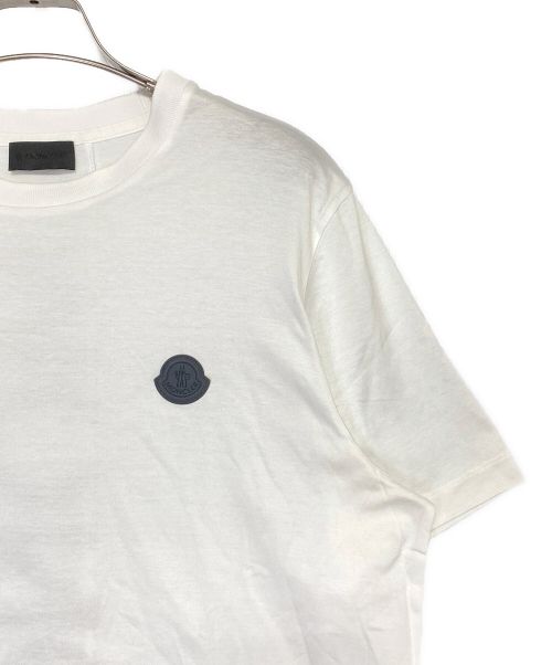 MONCLER（モンクレール）MONCLER (モンクレール) プリントTシャツ ホワイト サイズ:Mの古着・服飾アイテム