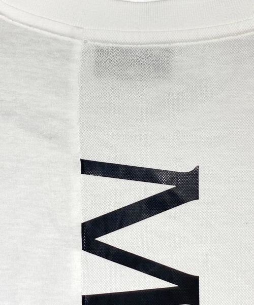 MONCLER（モンクレール）MONCLER (モンクレール) プリントTシャツ ホワイト サイズ:Mの古着・服飾アイテム