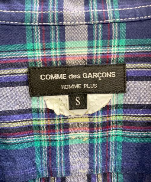 COMME des GARCONS HOMME PLUS（コムデギャルソンオムプリュス）COMME des GARCONS HOMME PLUS (コムデギャルソンオムプリュス) シャツ ブルー サイズ:Sの古着・服飾アイテム