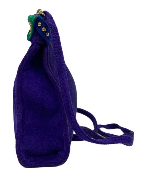 Yves Saint Laurent（イヴサンローラン）Yves Saint Laurent (イヴサンローラン) ショルダーバッグ パープルの古着・服飾アイテム