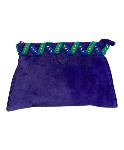 Yves Saint Laurent（イヴサンローラン）Yves Saint Laurent (イヴサンローラン) ショルダーバッグ パープルの古着・服飾アイテム