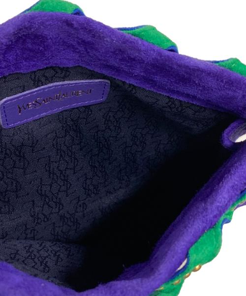 Yves Saint Laurent（イヴサンローラン）Yves Saint Laurent (イヴサンローラン) ショルダーバッグ パープルの古着・服飾アイテム