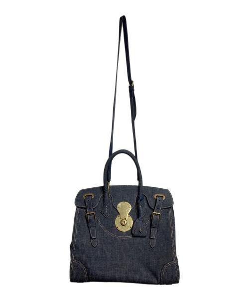 RALPH LAUREN（ラルフローレン）RALPH LAUREN (ラルフローレン) RICKYデニム2WAYバッグ インディゴの古着・服飾アイテム