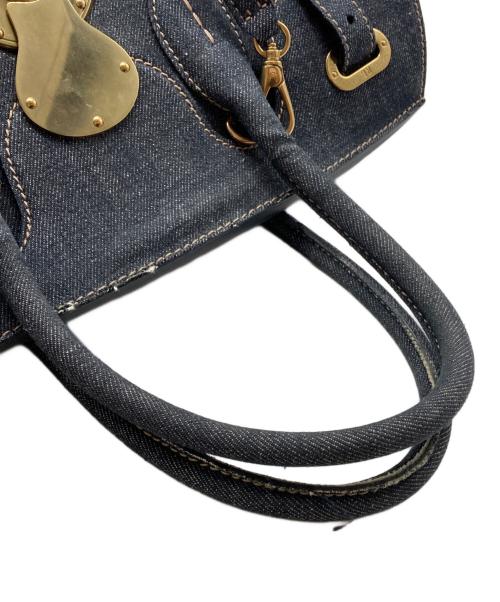RALPH LAUREN（ラルフローレン）RALPH LAUREN (ラルフローレン) RICKYデニム2WAYバッグ インディゴの古着・服飾アイテム
