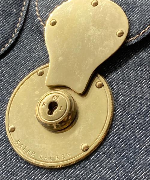 RALPH LAUREN（ラルフローレン）RALPH LAUREN (ラルフローレン) RICKYデニム2WAYバッグ インディゴの古着・服飾アイテム