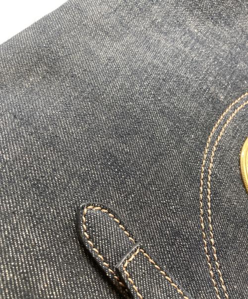 RALPH LAUREN（ラルフローレン）RALPH LAUREN (ラルフローレン) RICKYデニム2WAYバッグ インディゴの古着・服飾アイテム