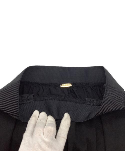 MUSE de Deuxieme Classe（ミューズ ドゥーズィエム クラス）MUSE de Deuxieme Classe (ミューズ ドゥーズィエム クラス) WOOL VI タックパンツ ブラック サイズ:36の古着・服飾アイテム