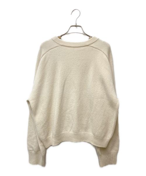 MUSE de Deuxieme Classe（ミューズ ドゥーズィエム クラス）MUSE de Deuxieme Classe (ミューズ ドゥーズィエム クラス) ミドルゲージ クルーネックプルオーバー アイボリー サイズ:表記なしの古着・服飾アイテム