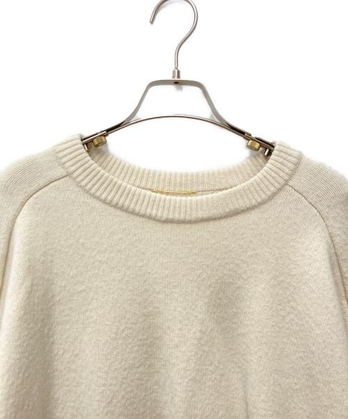 MUSE de Deuxieme Classe（ミューズ ドゥーズィエム クラス）MUSE de Deuxieme Classe (ミューズ ドゥーズィエム クラス) ミドルゲージ クルーネックプルオーバー アイボリー サイズ:表記なしの古着・服飾アイテム