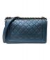 CHANEL (シャネル) チェーンショルダーバッグ メタリックブルー：300000円