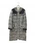 GRACE CLASS（グレースクラス）の古着「デニム切替ツイードコート  28169185」｜ブラック×グレー