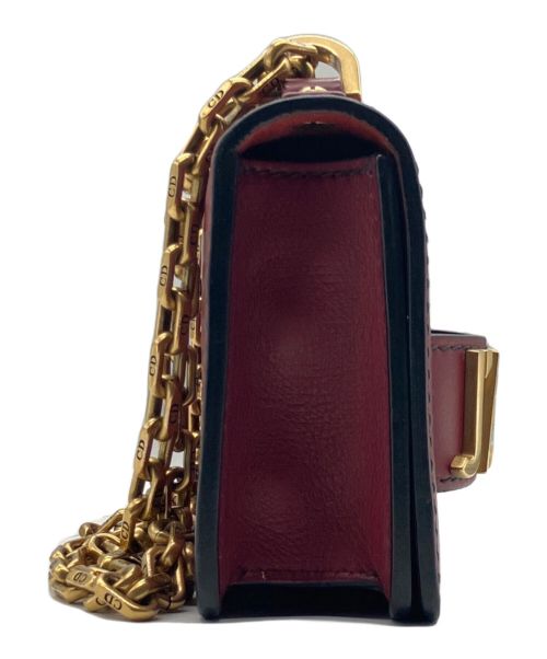 Christian Dior（クリスチャン ディオール）Christian Dior (クリスチャン ディオール) Mini Flap Bag レッドの古着・服飾アイテム