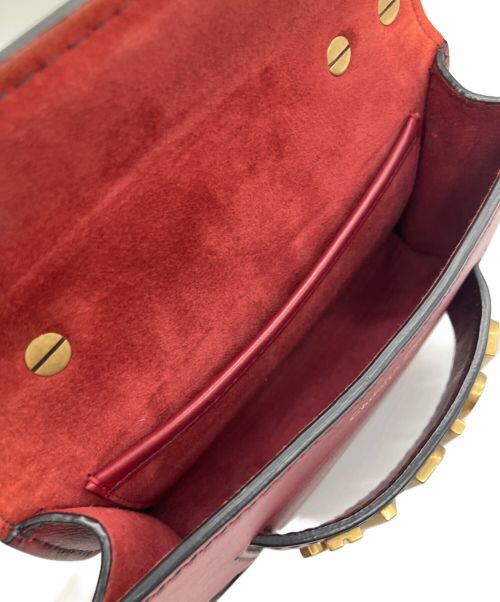 Christian Dior（クリスチャン ディオール）Christian Dior (クリスチャン ディオール) Mini Flap Bag レッドの古着・服飾アイテム