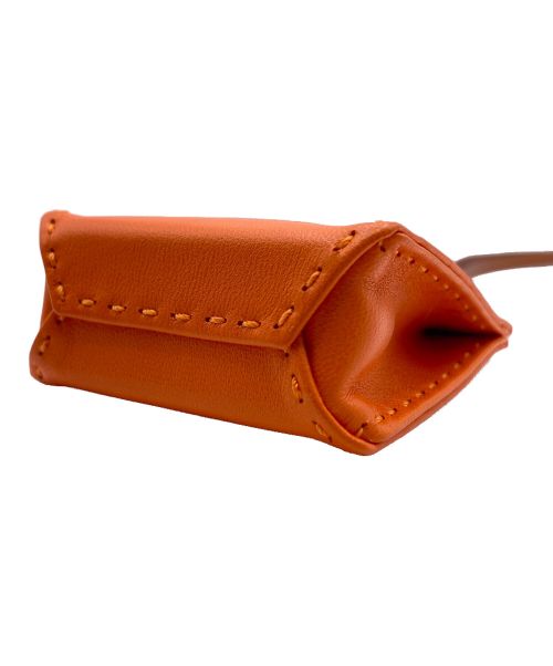 HERMES（エルメス）HERMES (エルメス) サック オランジュ チャーム オレンジの古着・服飾アイテム