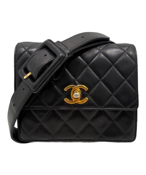 CHANEL（シャネル）CHANEL (シャネル) マトラッセウエストバッグ ブラックの古着・服飾アイテム