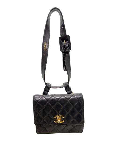 CHANEL（シャネル）CHANEL (シャネル) マトラッセウエストバッグ ブラックの古着・服飾アイテム