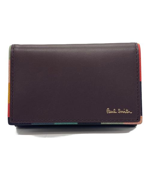 PAUL SMITH（ポールスミス）PAUL SMITH (ポールスミス) カードケース ブラウンの古着・服飾アイテム